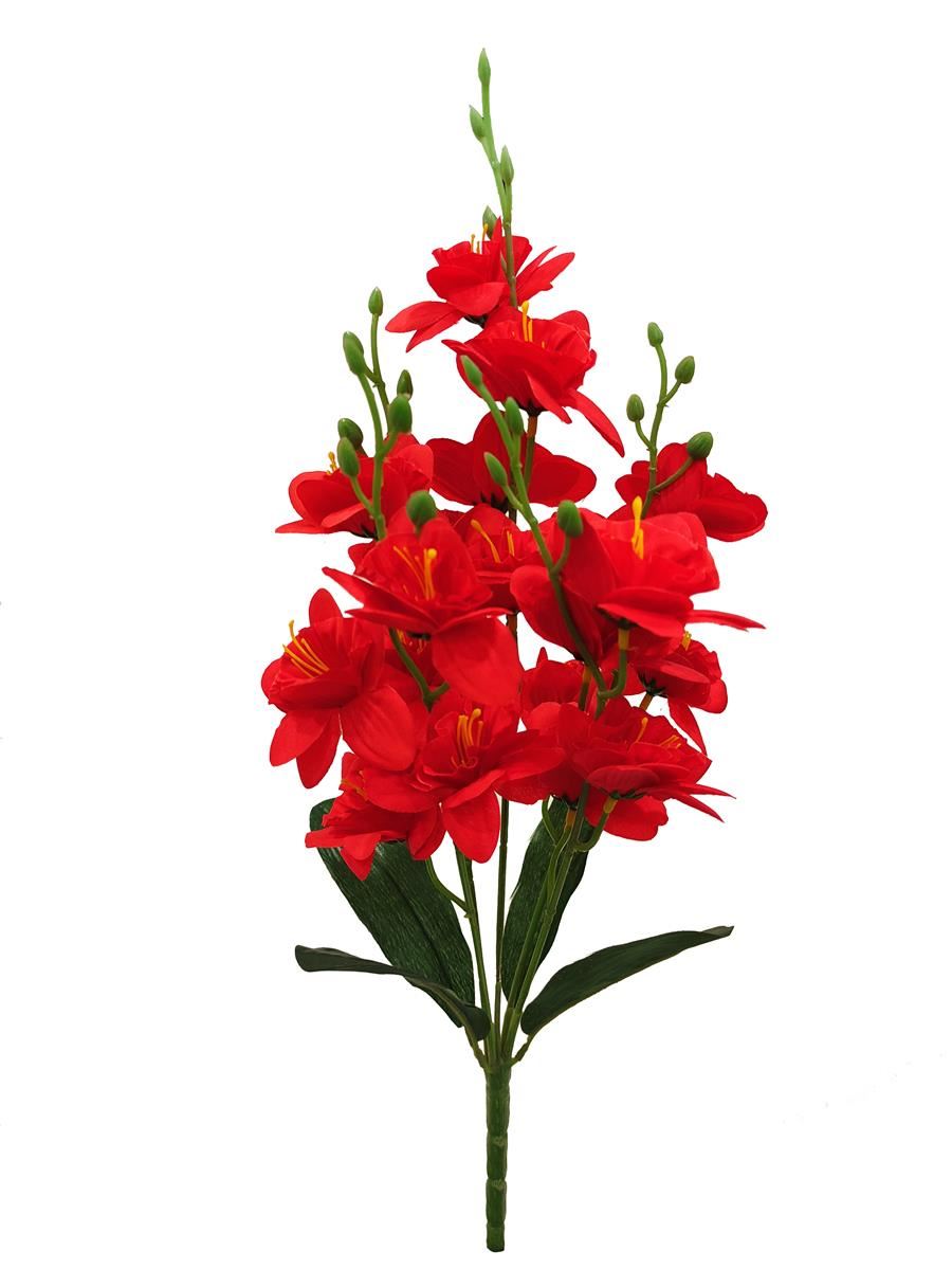 RAMO DE FLORES 47CM. 6 COLORES: ROJO. FUCSIA. ROSA. BLANCO. AMARILLO. LILA